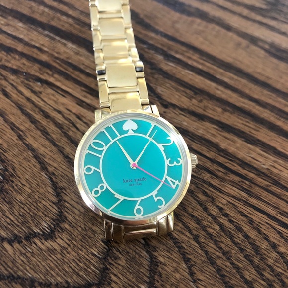Kate Spade Gold and Green “Live Colorfully”watch - Picture 5 of 5
